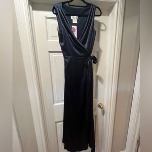Dressy Collection (Midnight blue satin dress)